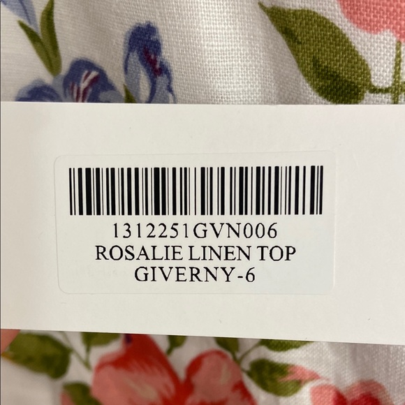 Reformation Rosalie Linen Top - Giverny - Picture 3 of 3